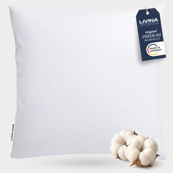 Premium Kopfkissen | 100% Baumwollehülle