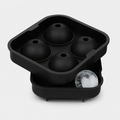 Eiswürfelform Silikon rund, 4er Set #Rund #4er