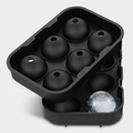 Eiswürfelform Silikon rund, 6er Set #Rund #6er