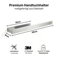 #silber edelstahlgebürstet