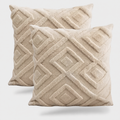 #beige #2 St. mit Kissen #40 cm x 40 cm