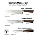 #3 tlg. Messerset