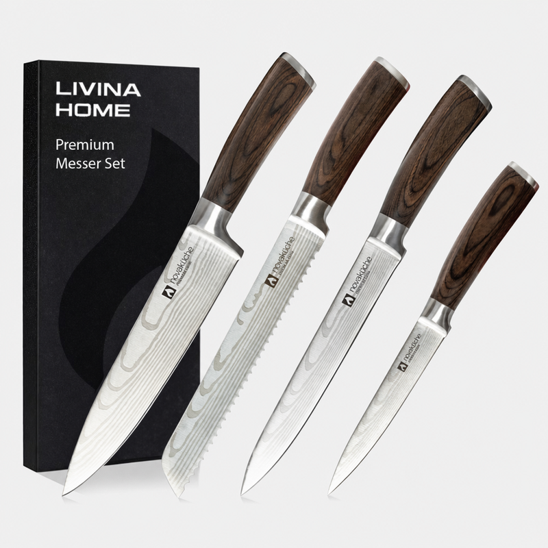 Küchenmesser Premium | 4er Messer-Set