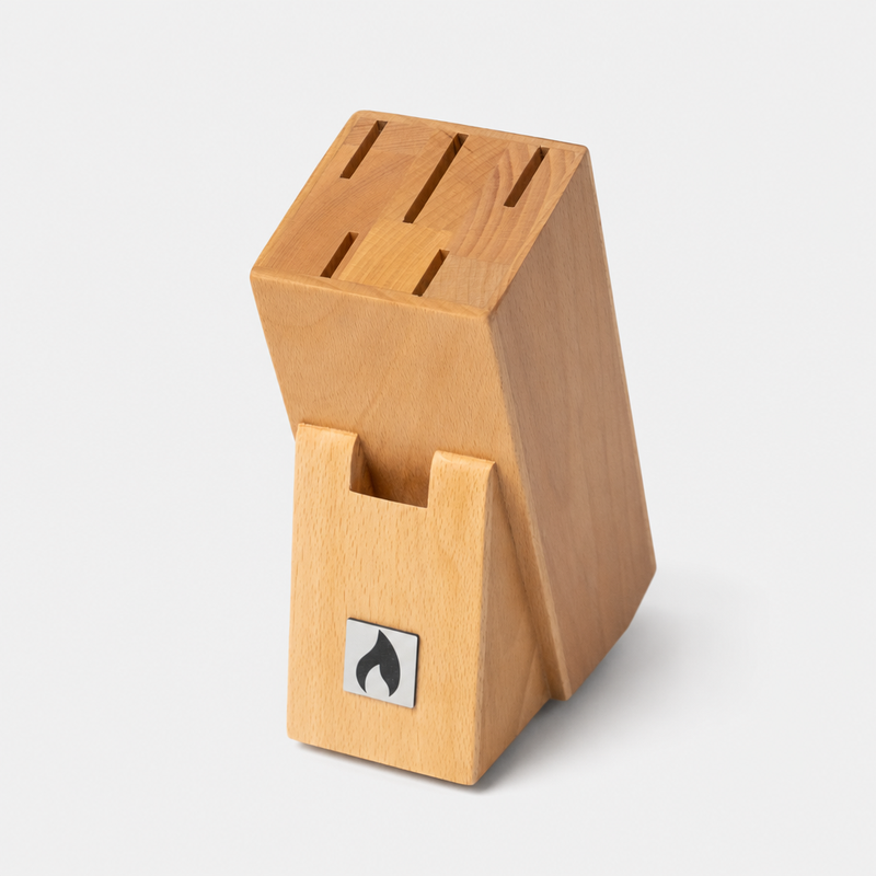 Messerblock Premium | aus Buchenholz ohne Messer